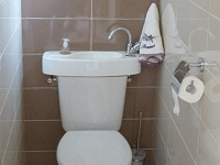 Vasque lave-mains adaptable sur WC, WiCi Concept - Monsieur B (56)